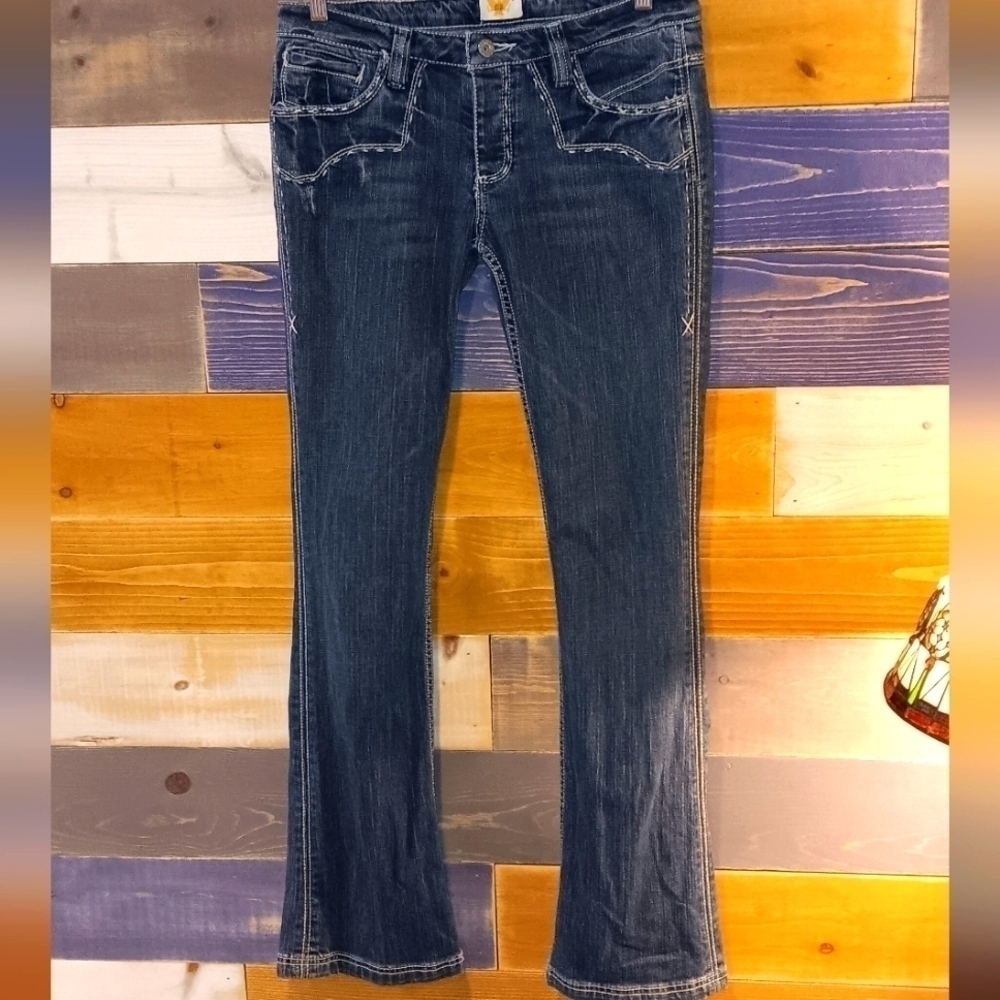 Antik Denim Western Embroidered Jeans 30